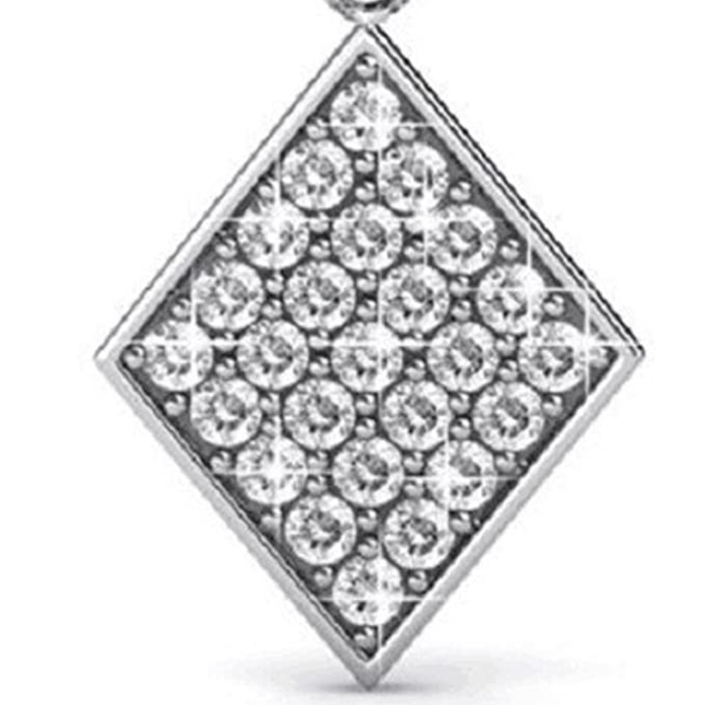CATE & CHLOE LENNON "ESTEEMED" Pendant With Crystals Chain Necklace - Picture 3 of 8